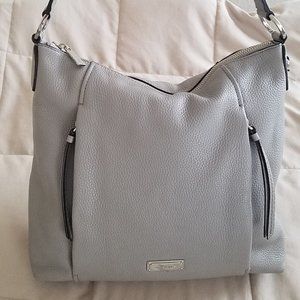 Michael Kors Corinne Grey Pebbled Leather bag. Preowned